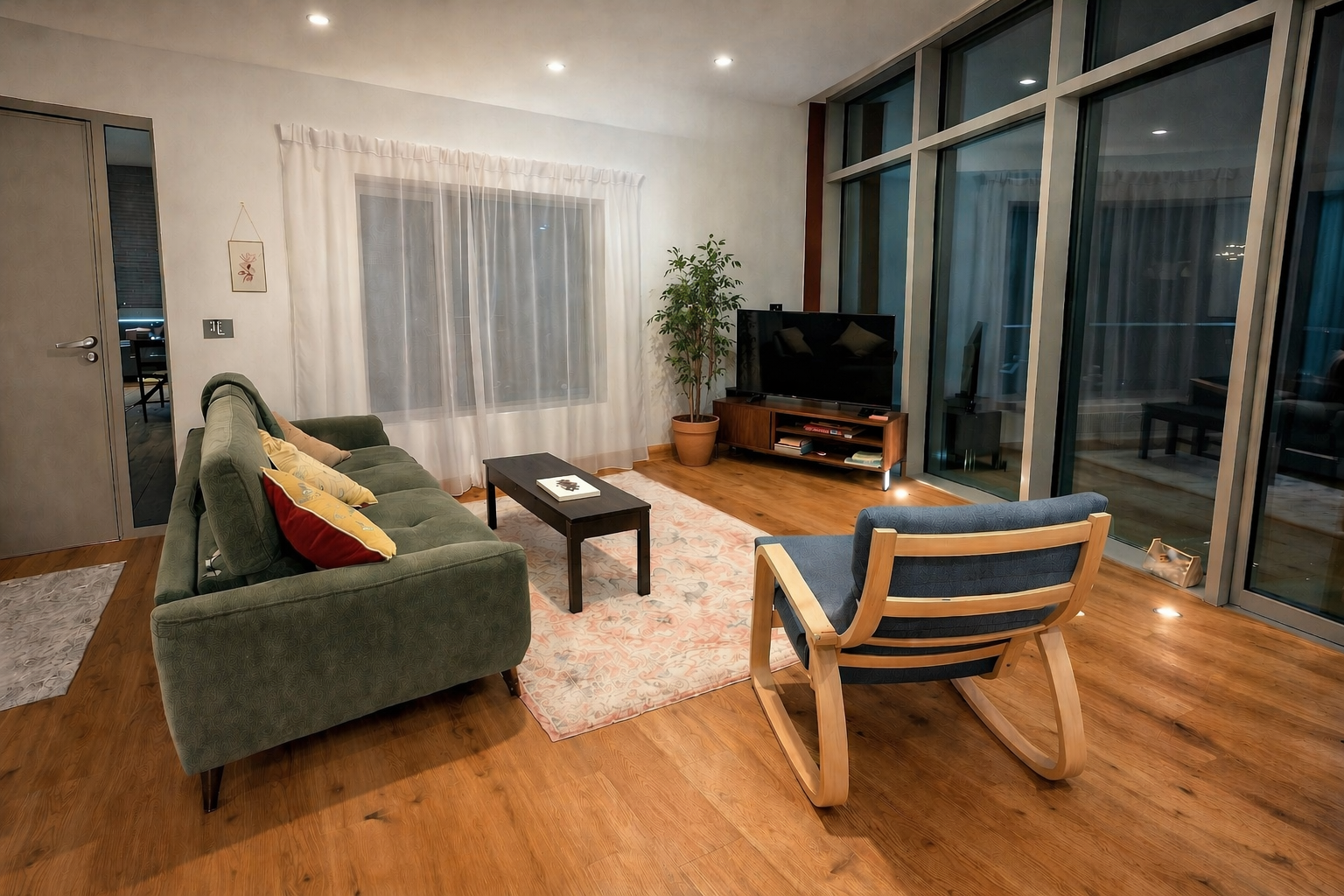 Shimna River unit living room